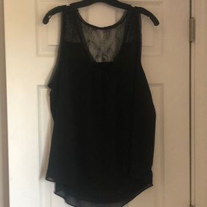 Rachel Roy black lace top